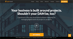 Desktop Screenshot of openasset.com